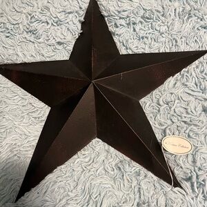 Black Metal Star Wall Decor